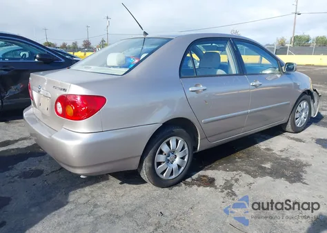2003 Toyota Corolla Le z USA, uszkodzony, nr VIN 1NXBR32E93Z086135